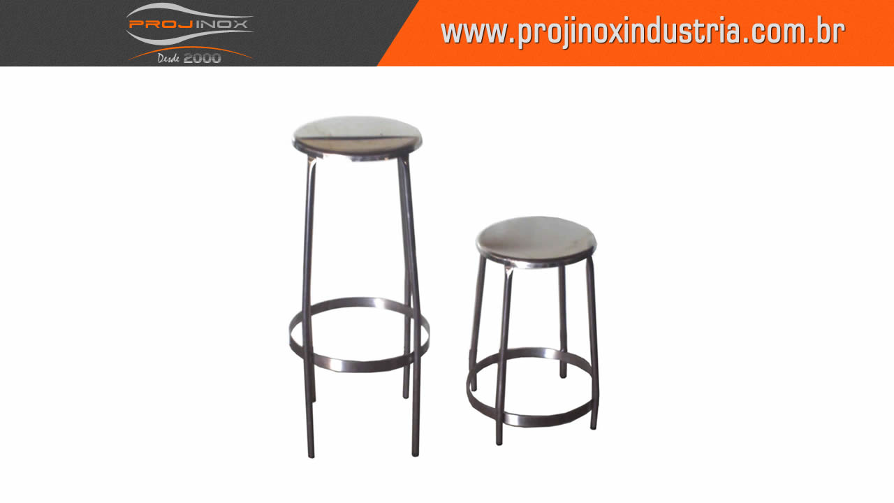Banco em Aço Inox Imagem