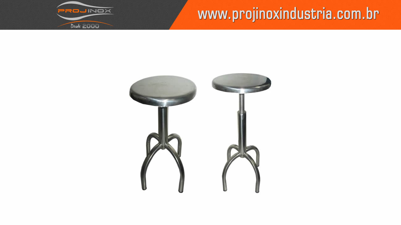 Banco em Aço Inox Imagem