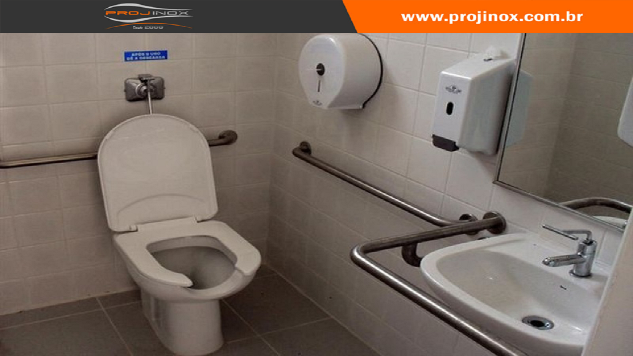 Barra de Apoio Inox para Lavatório Imagem