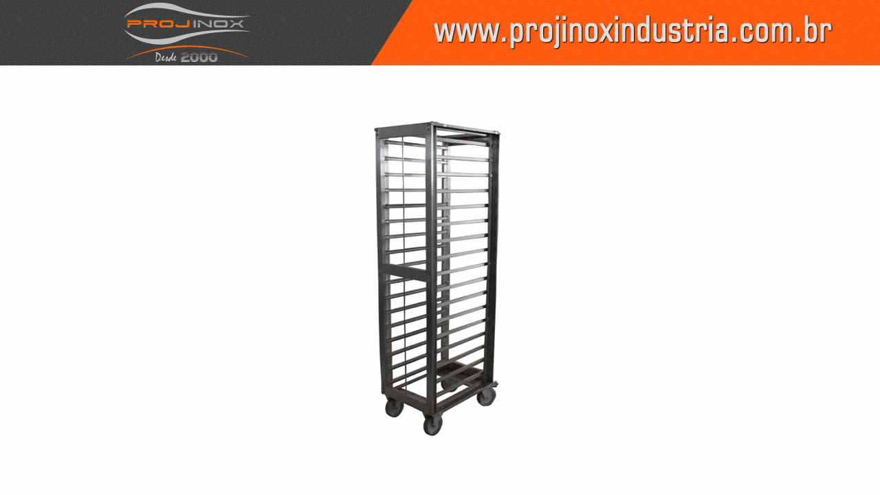 Carrinho para Cozinha Inox