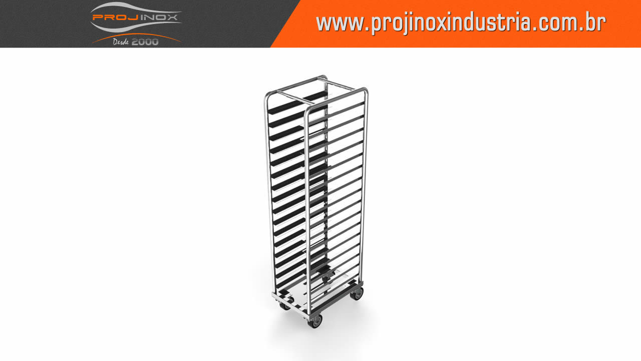 Carrinho para Cozinha Inox Imagem