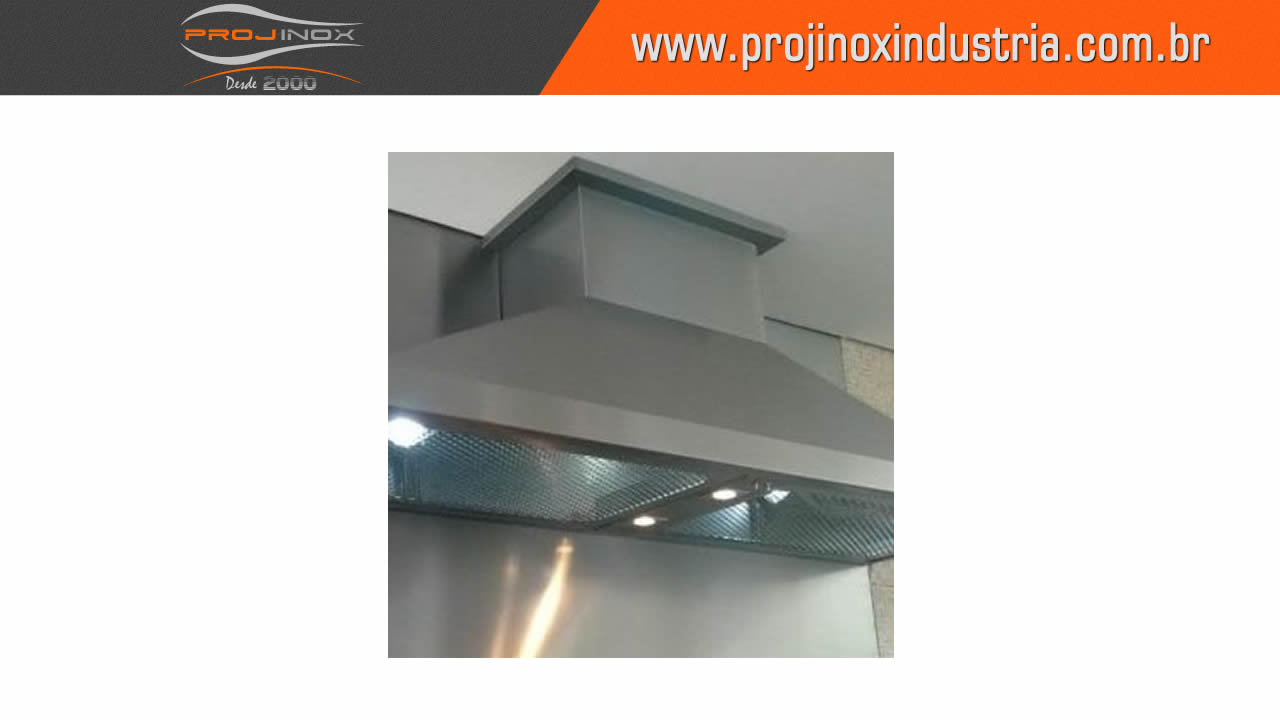 Coifa em Aço Inox Imagem