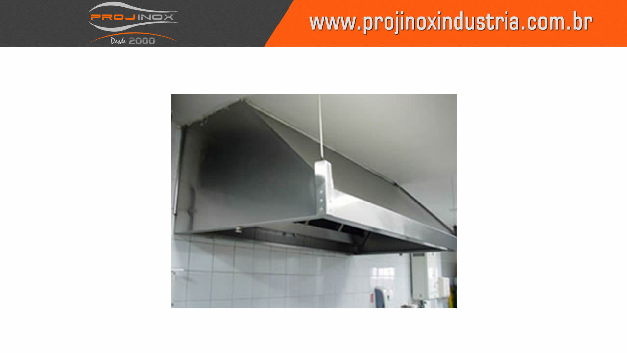 Coifa em Aço Inox Imagem