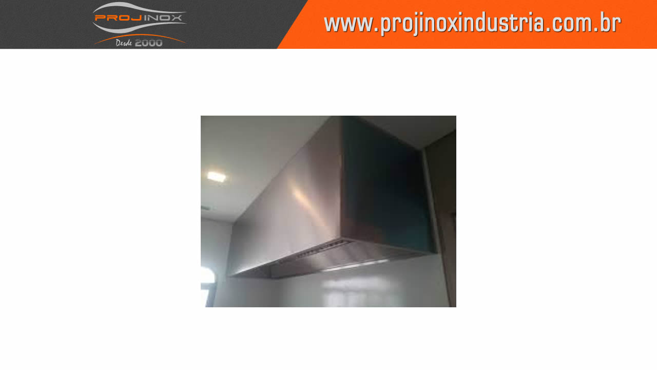 Coifa em Aço Inox Imagem
