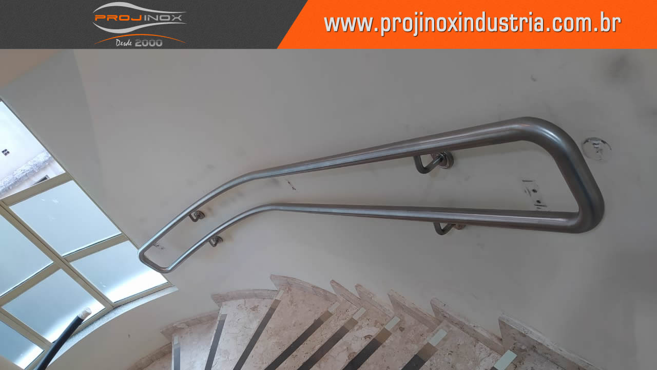 Corrimão Inox Conforme Norma ABNT Imagem