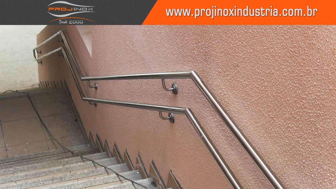 Corrimão Inox Conforme Norma ABNT Imagem