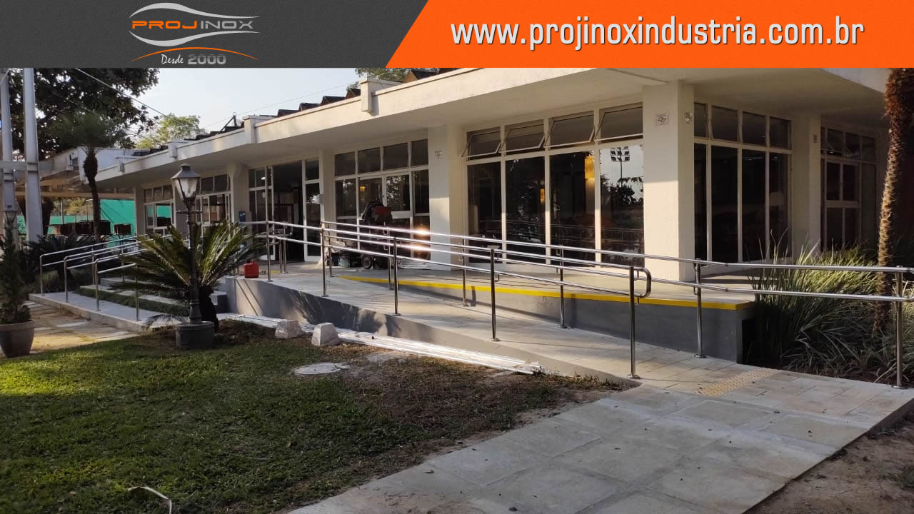 Corrimão Inox Conforme Norma ABNT Imagem
