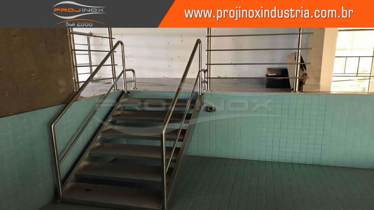 Corrimão Inox Conforme Norma ABNT Imagem