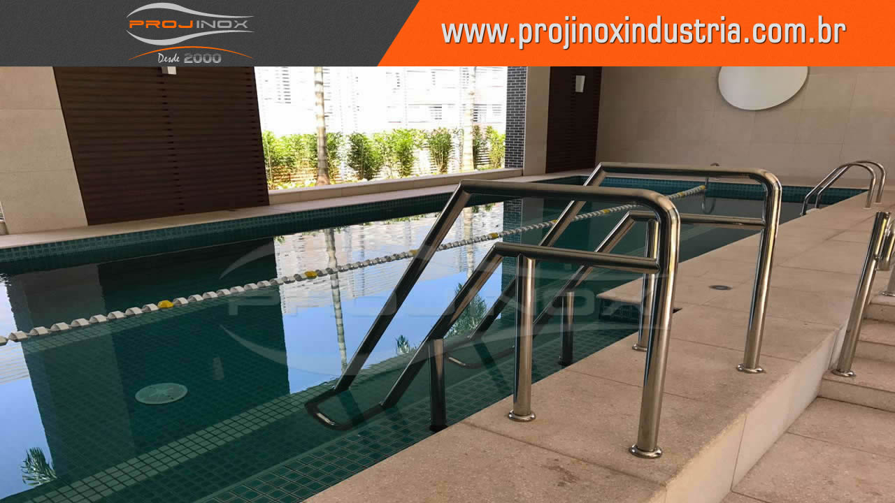 Corrimão Inox Conforme Norma ABNT Imagem