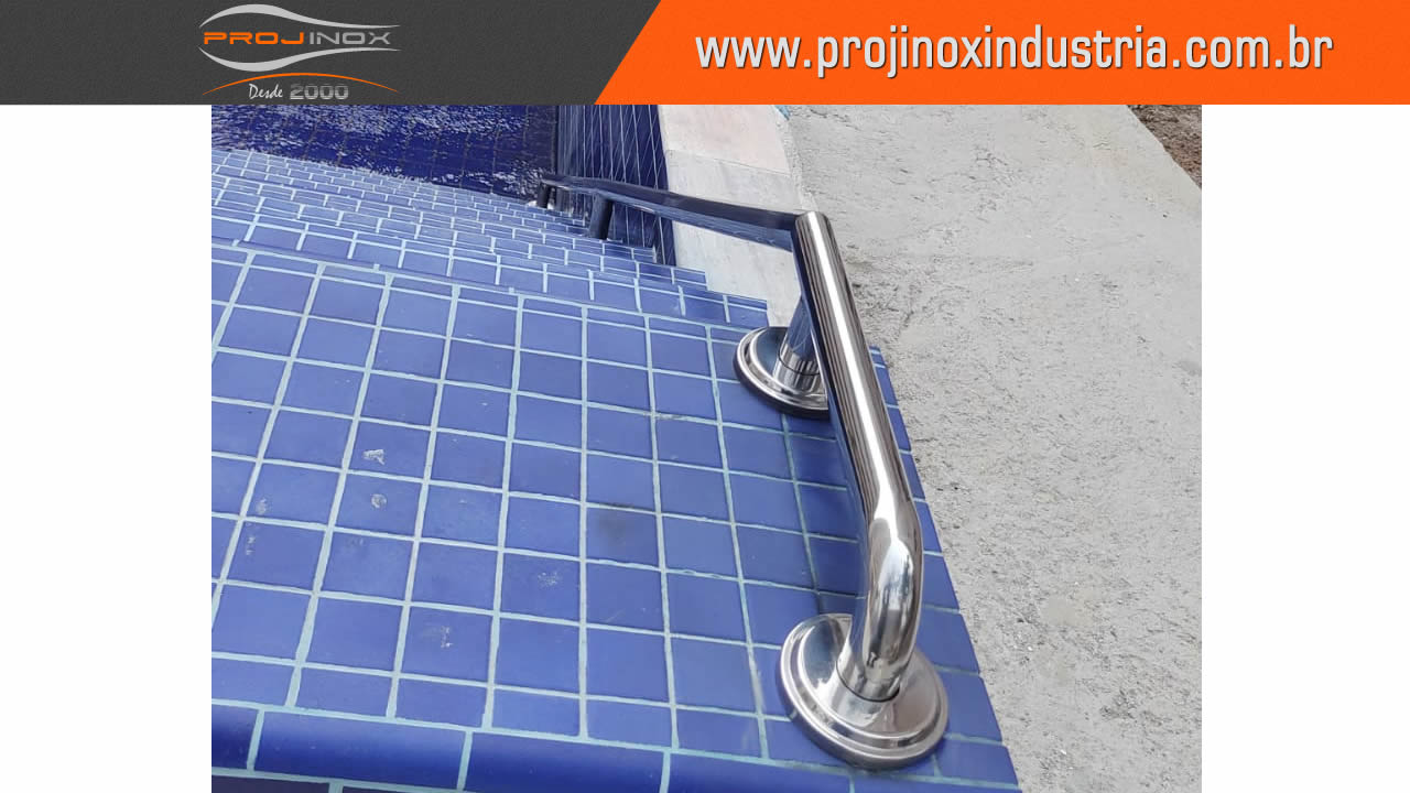 Corrimão Inox Conforme Norma ABNT Imagem