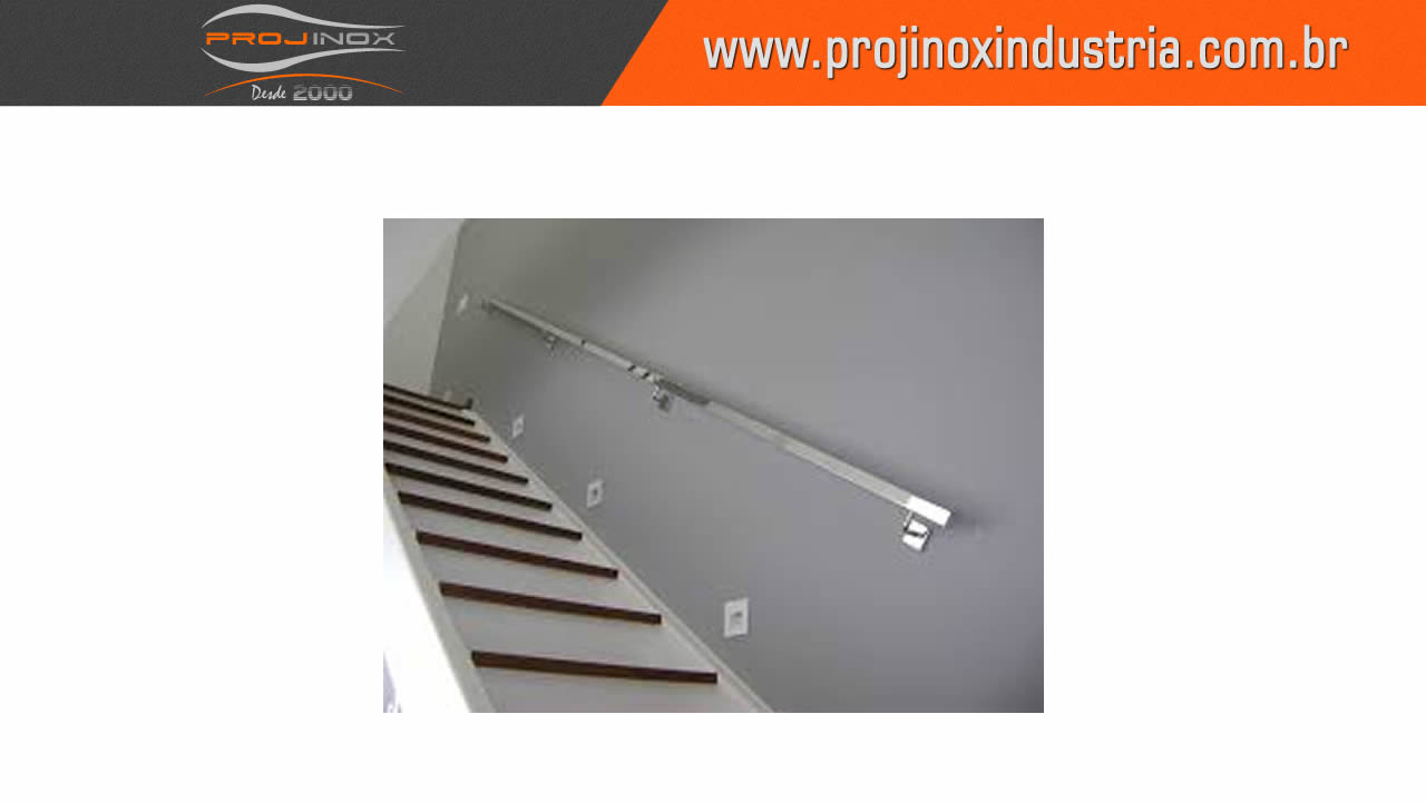 Corrimão Inox Conforme Norma ABNT Imagem