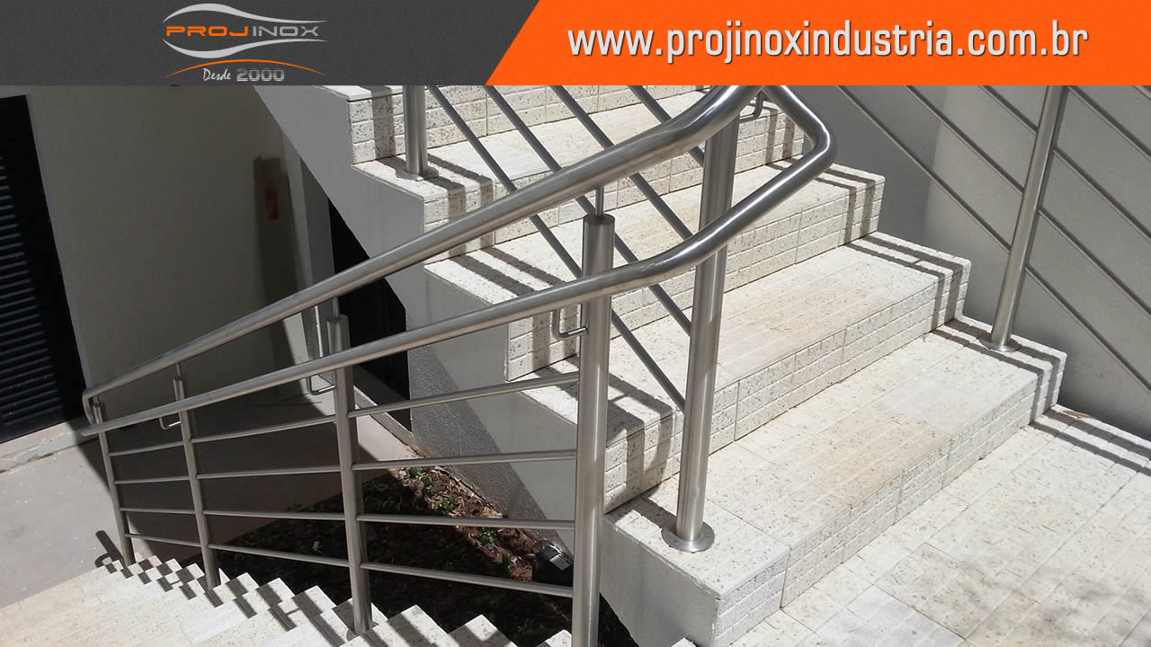 Corrimão Inox Conforme Norma ABNT Imagem