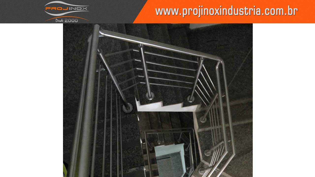 Corrimão Inox Conforme Norma ABNT Imagem