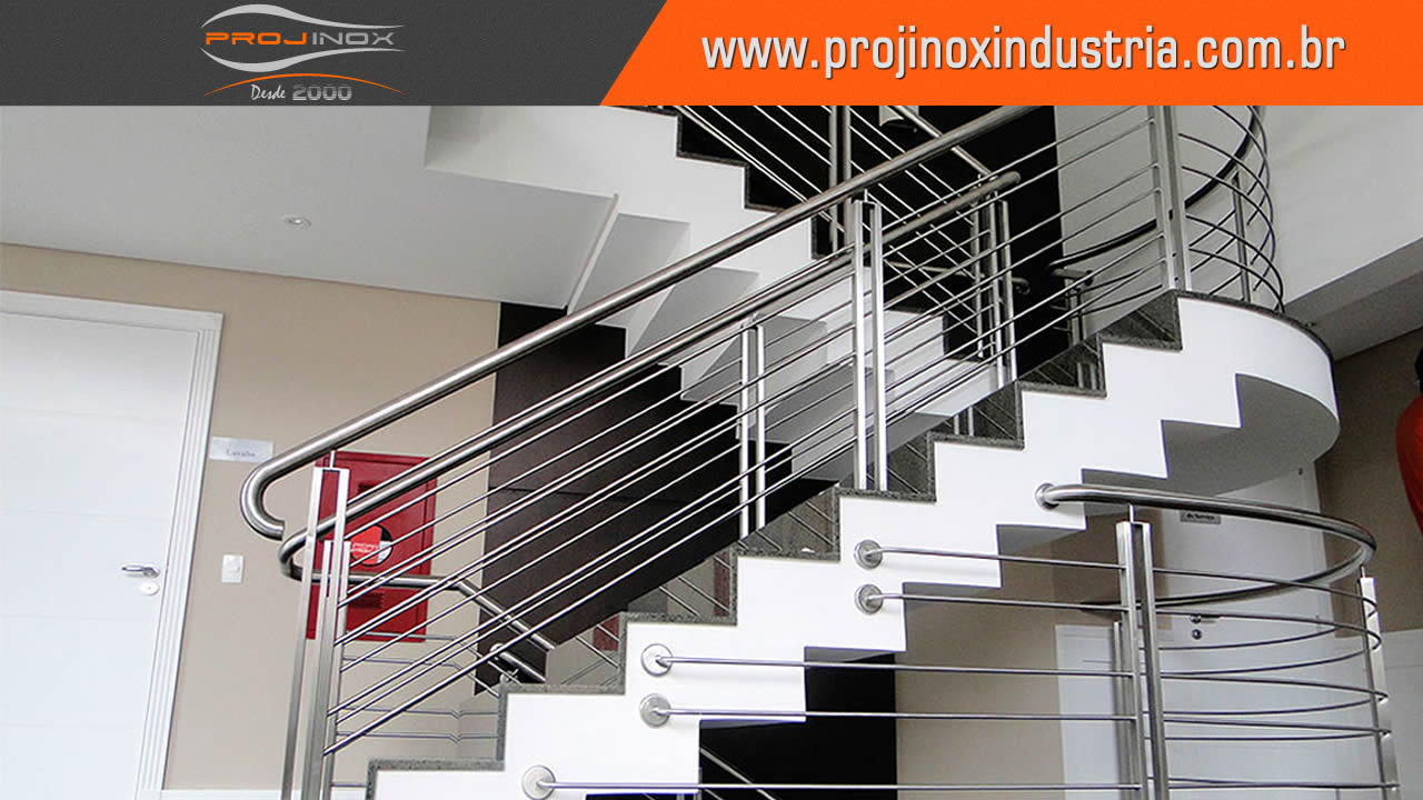 Corrimão Inox Conforme Norma ABNT Imagem
