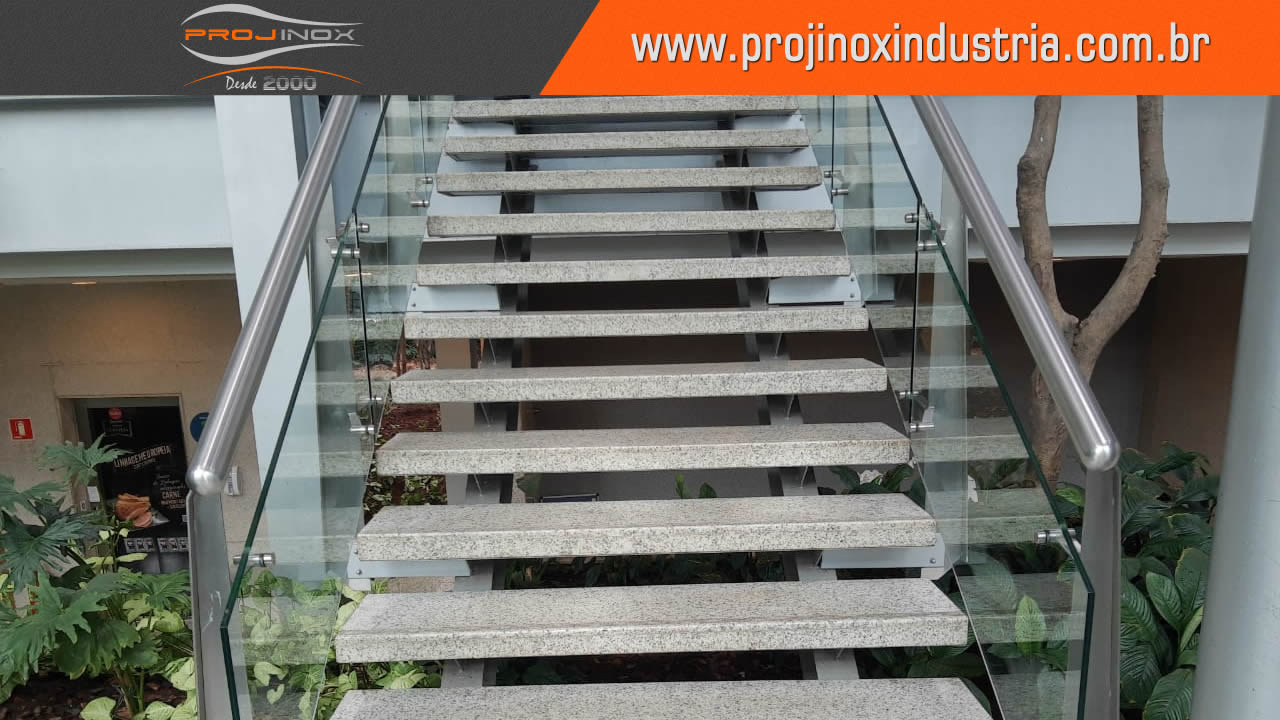 Corrimão Inox Conforme Norma ABNT Imagem