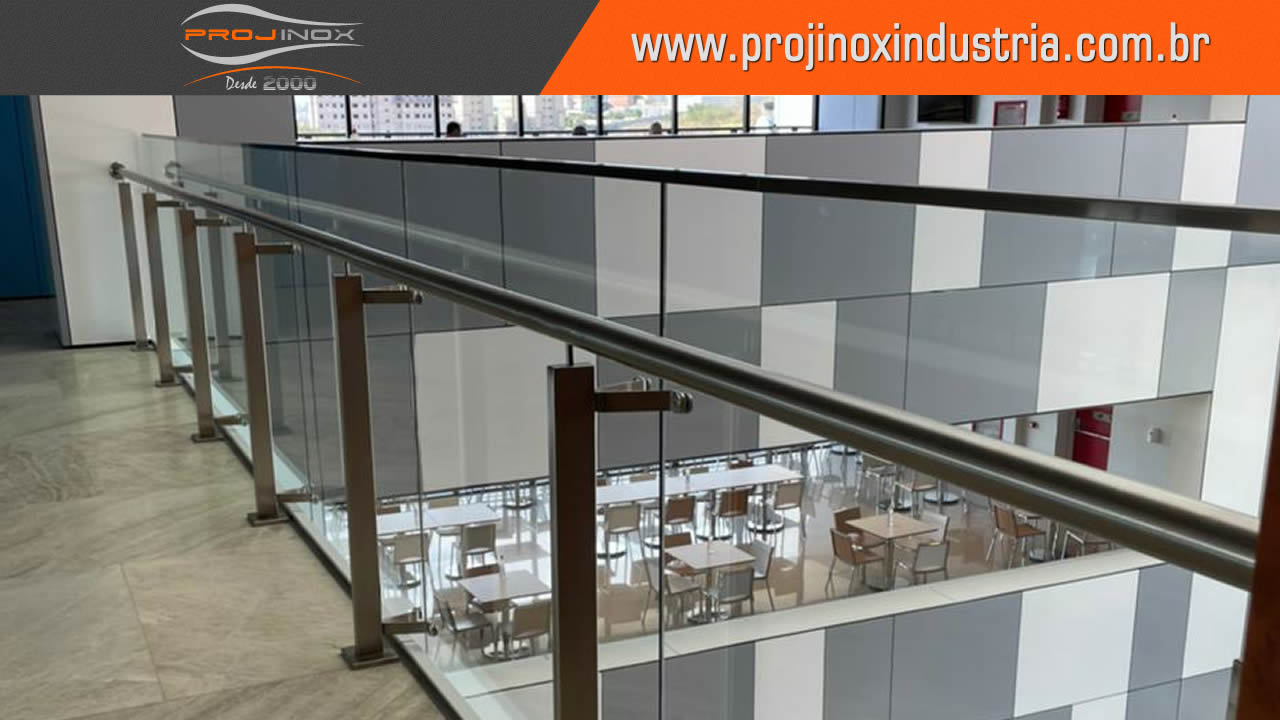 Corrimão Inox Conforme Norma ABNT Imagem