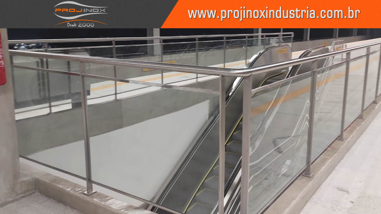 Corrimão Inox Conforme Norma ABNT Imagem