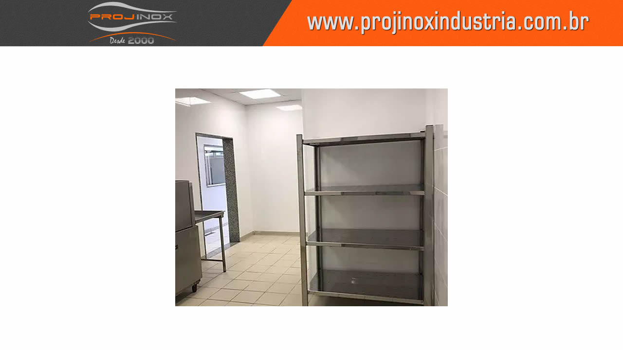 Estante Inox Perfurada Imagem