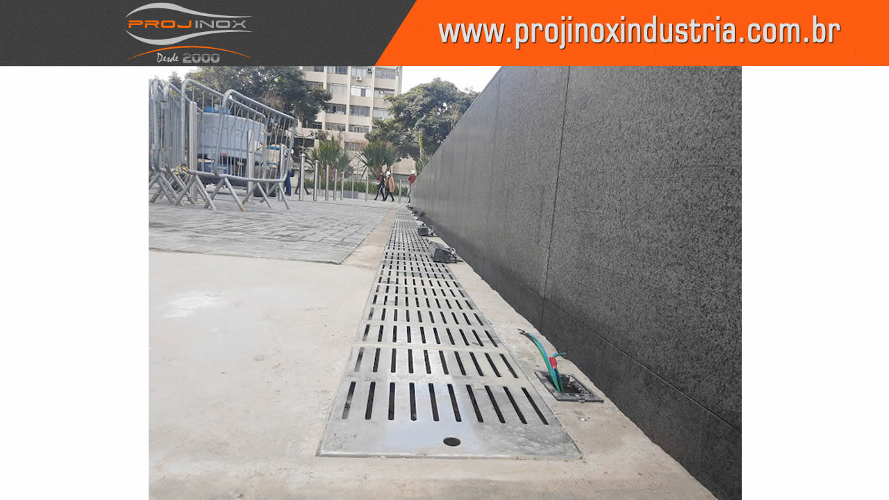 Grelha para Piso em Barra Chata Imagem