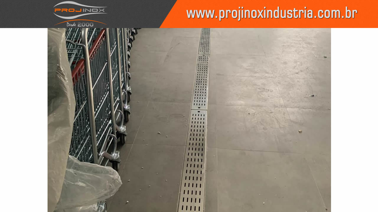 Grelha para Piso em Barra Chata Imagem