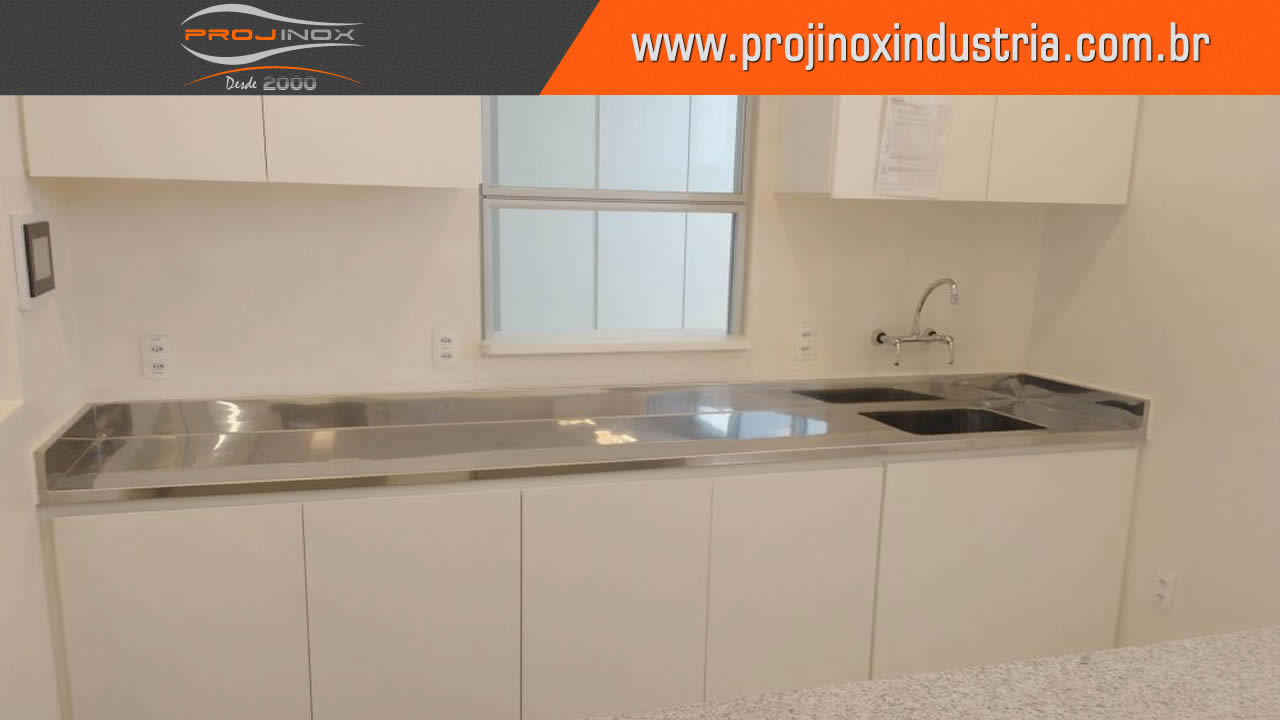 Pia Com Cuba Inox Imagem