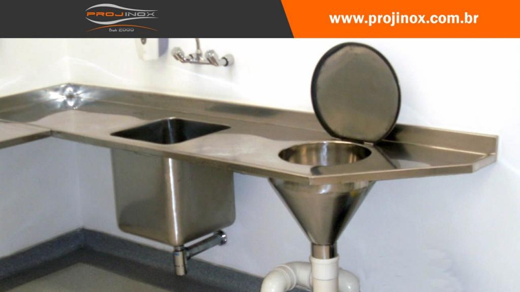 Pia Com Cuba Inox Imagem