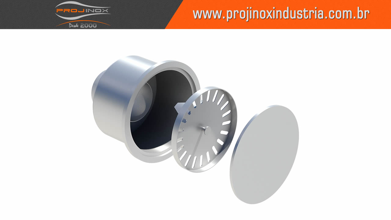 Ralo Perfurado Inox Imagem