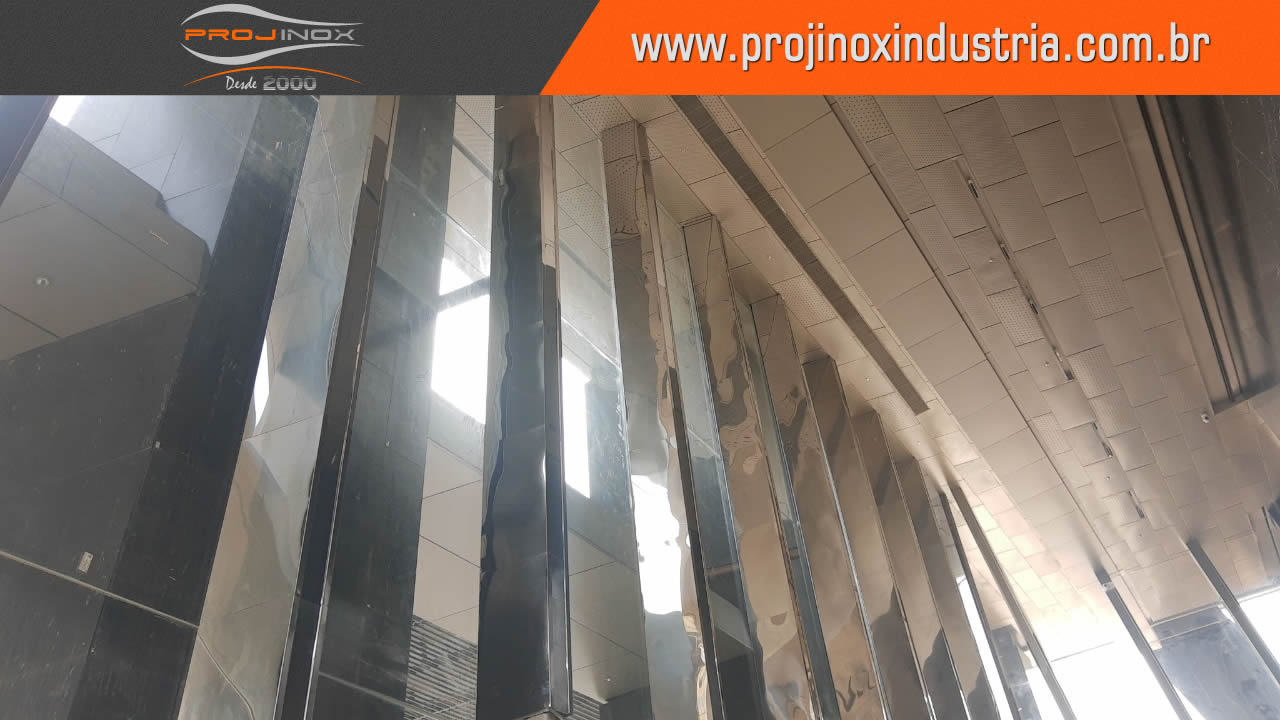 Revestimento em Aço Inox São Paulo Imagem