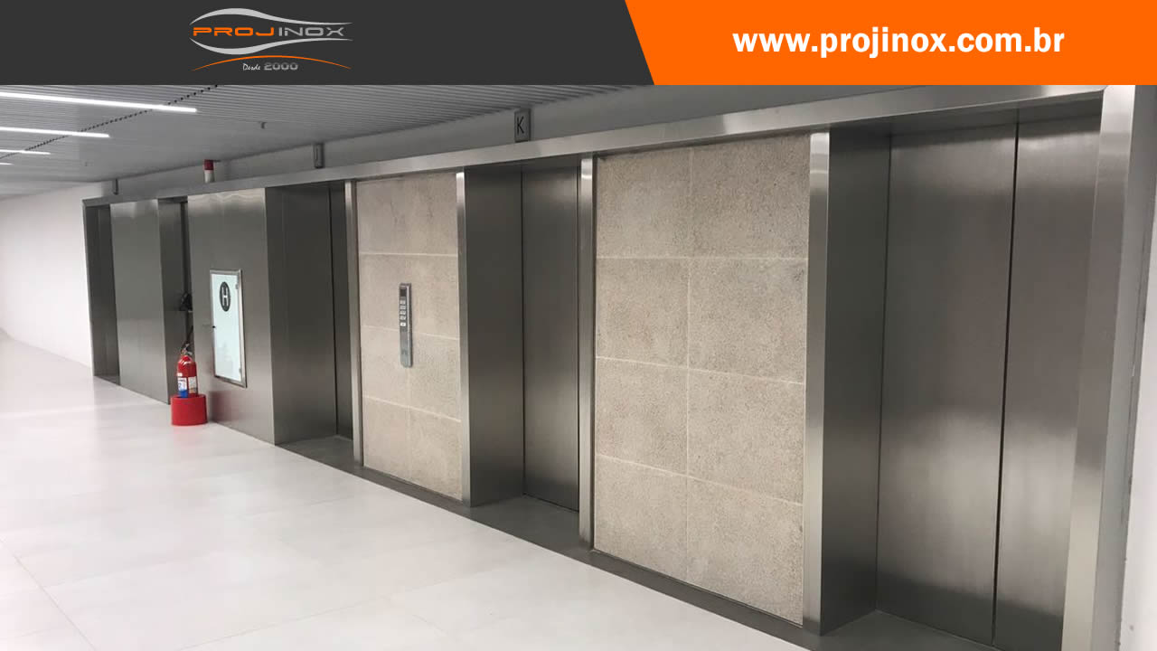 Revestimento em Aço Inox São Paulo Imagem