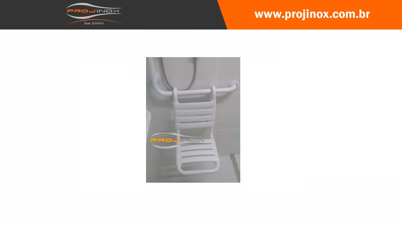 Banco para Chuveiro em Aço Inox Imagem