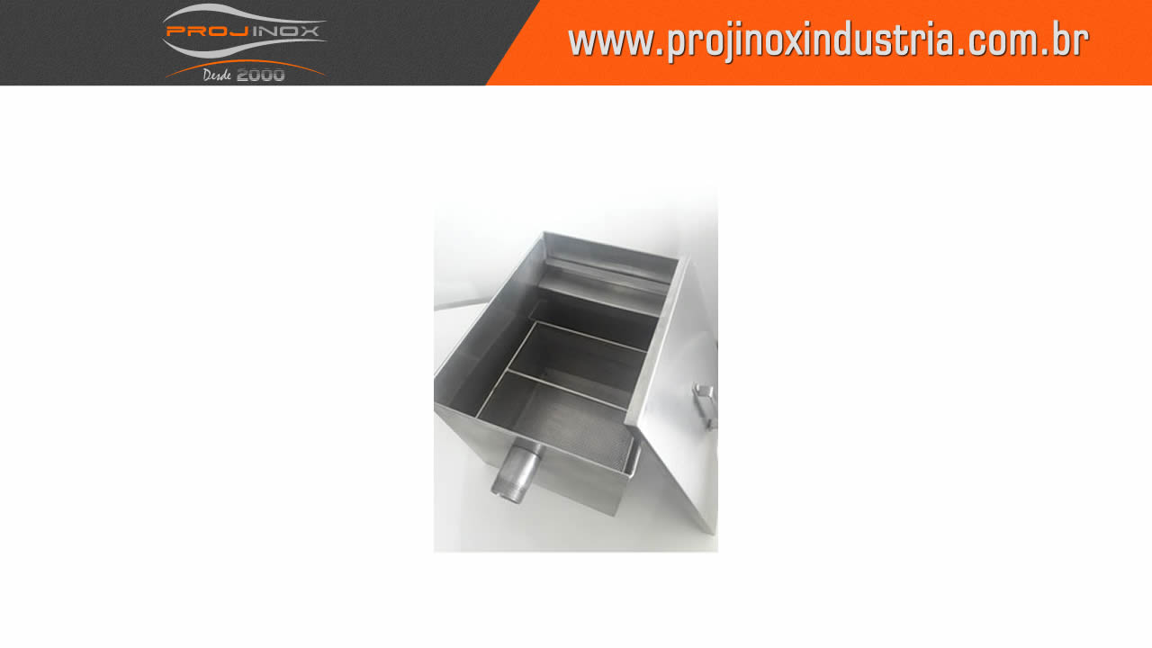 Caixa de Gordura em Aço Inox Imagem