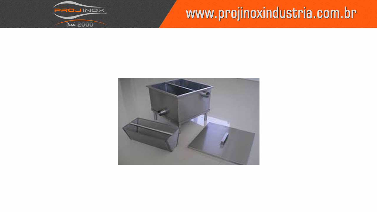 Caixa de Gordura em Aço Inox Imagem