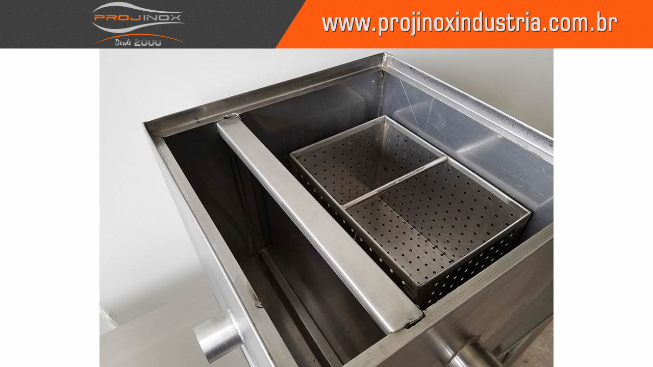 Caixa de Gordura em Aço Inox Imagem