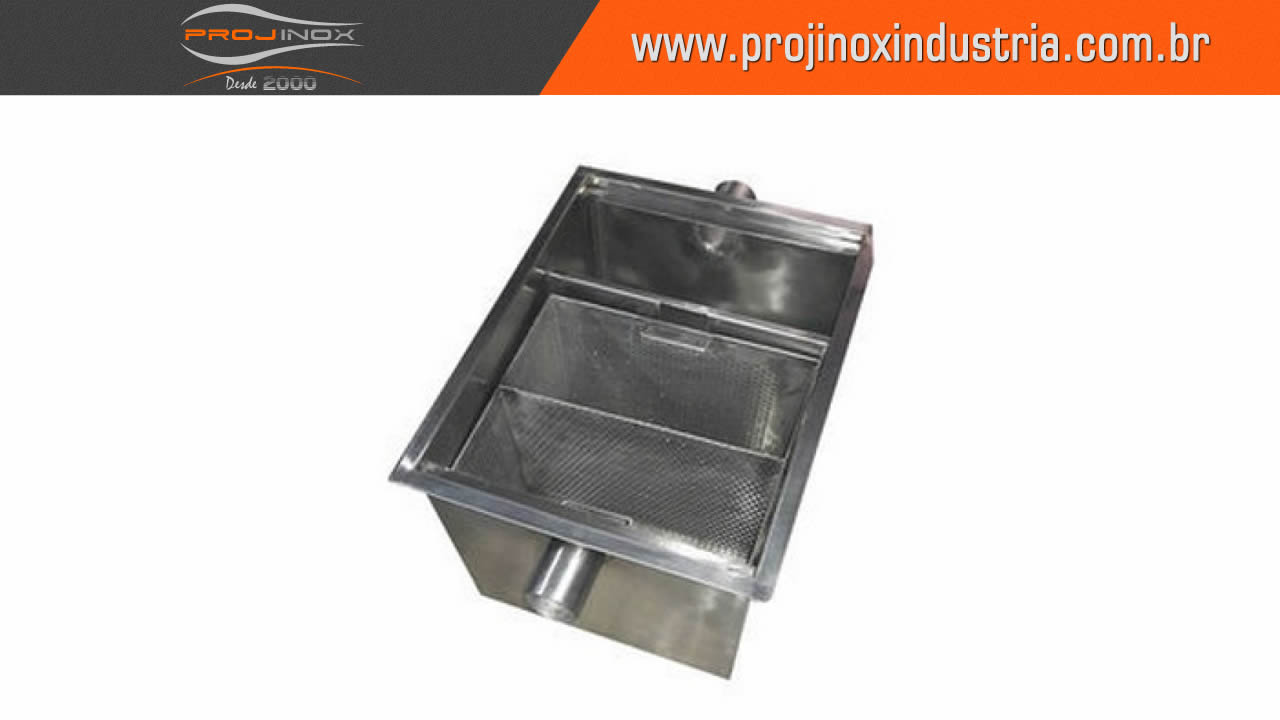 Caixa de Gordura em Aço Inox Imagem