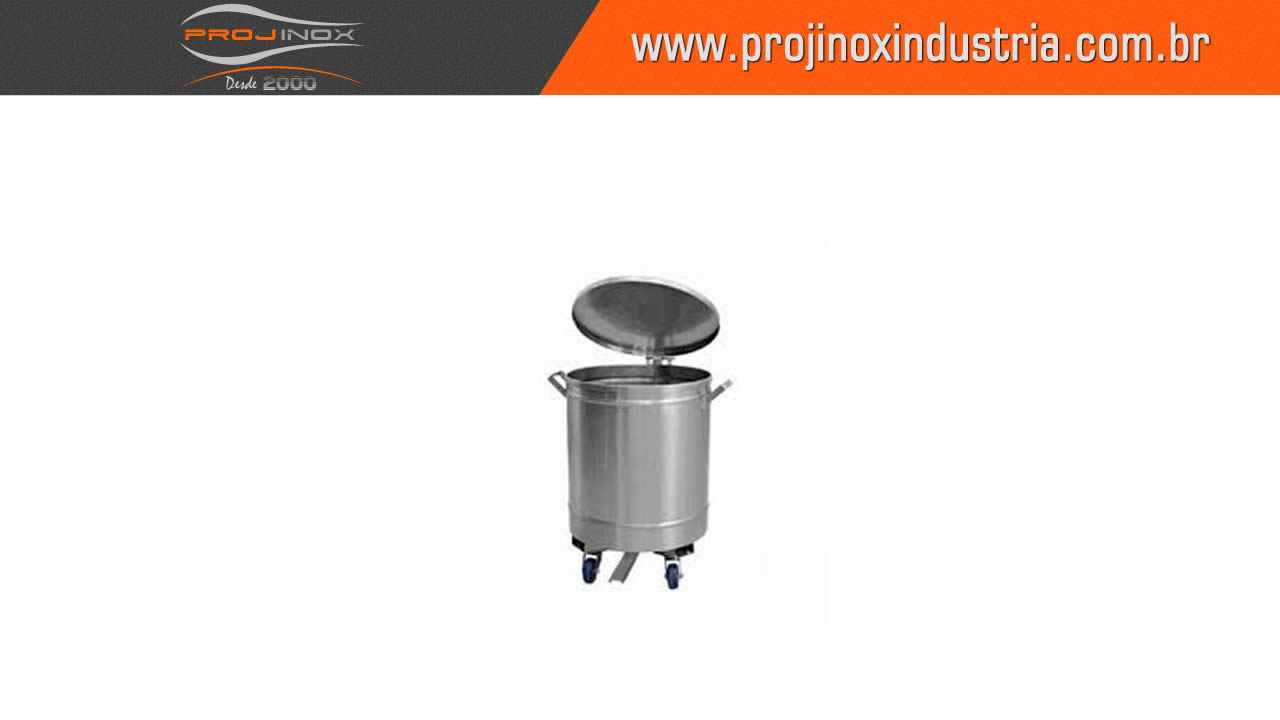 Carro para Detritos em Aço Inox. Imagem