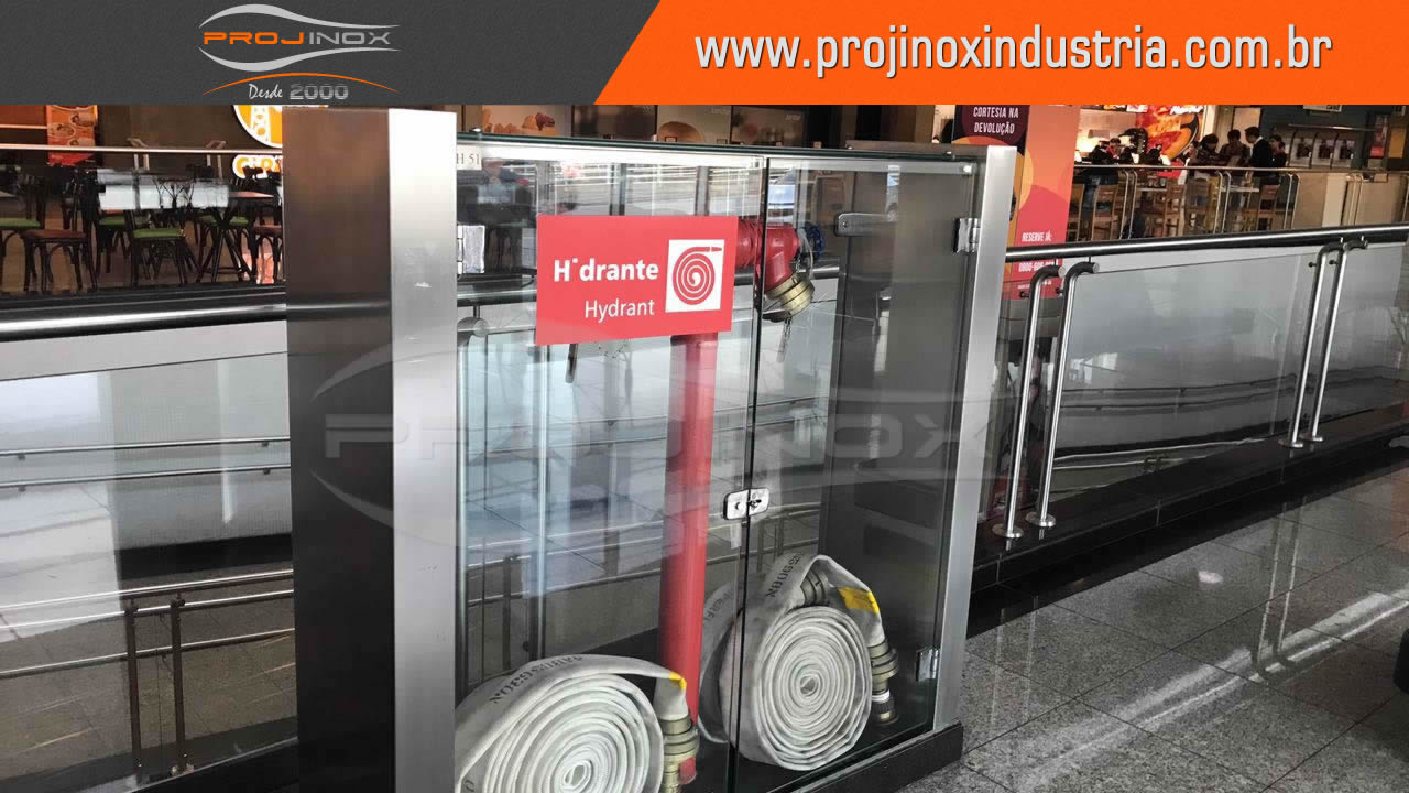 Hidrante em Inox para Shopping Imagem