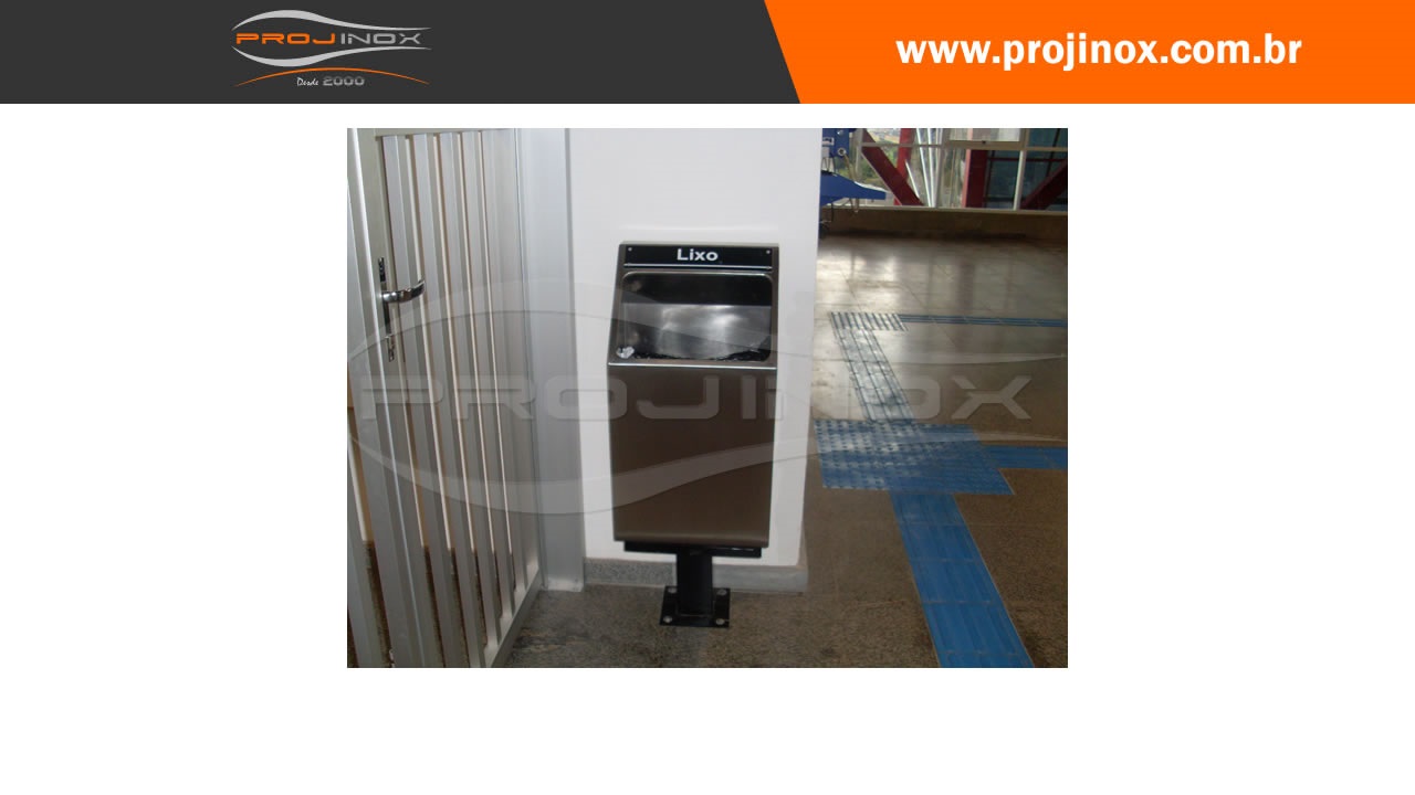 Lixeira em Aço Inox Imagem