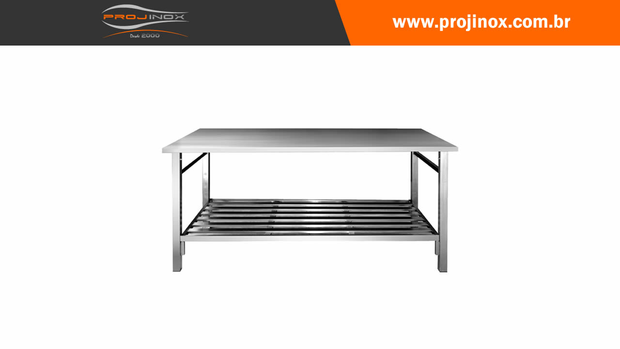 Mesa Inox Perfurada Imagem