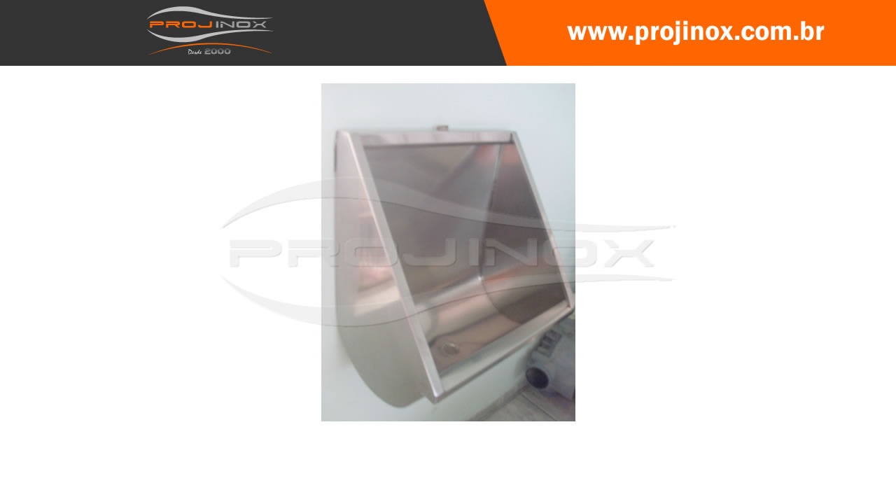 Mictório Coletivo em Aço Inox Imagem