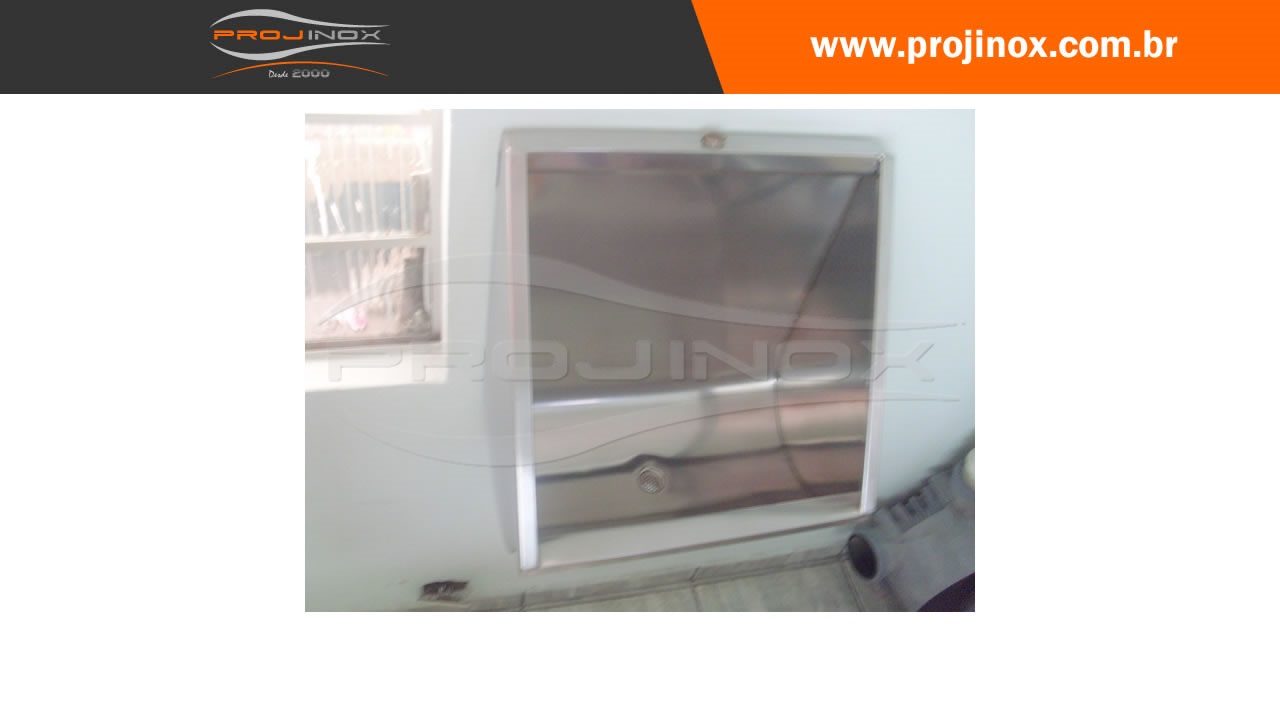 Mictório Coletivo em Aço Inox Imagem