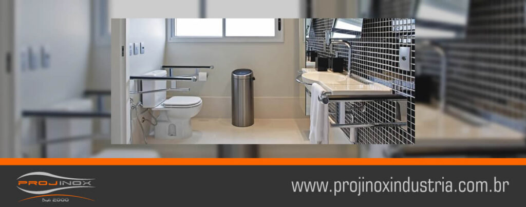 A importância de usar barra de apoio inox