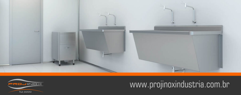Os tipos de lavatório inox