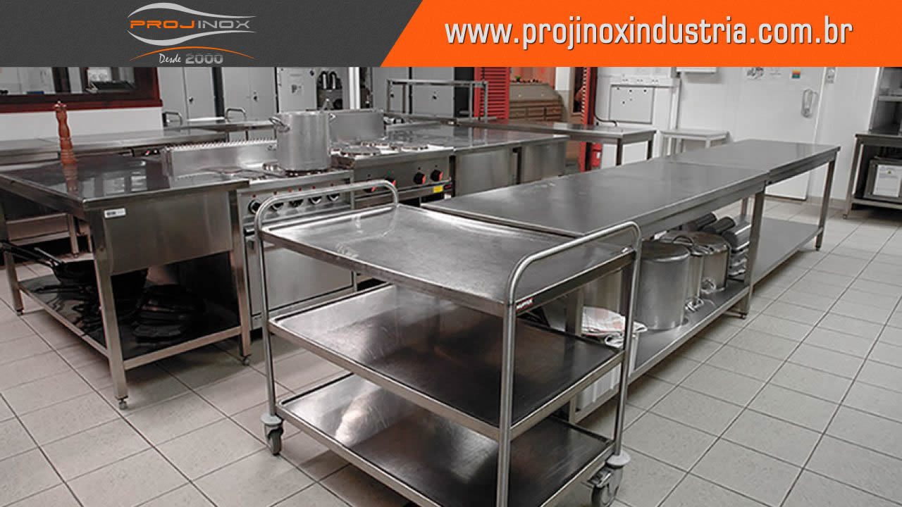 Mesa para Cozinha Industrial Inox - 4